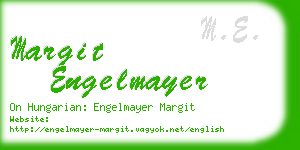 margit engelmayer business card